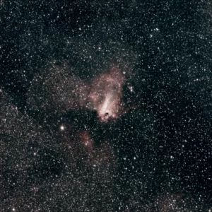 The Lobster Nebula as seen by our telescopes while stargazing in Sedona